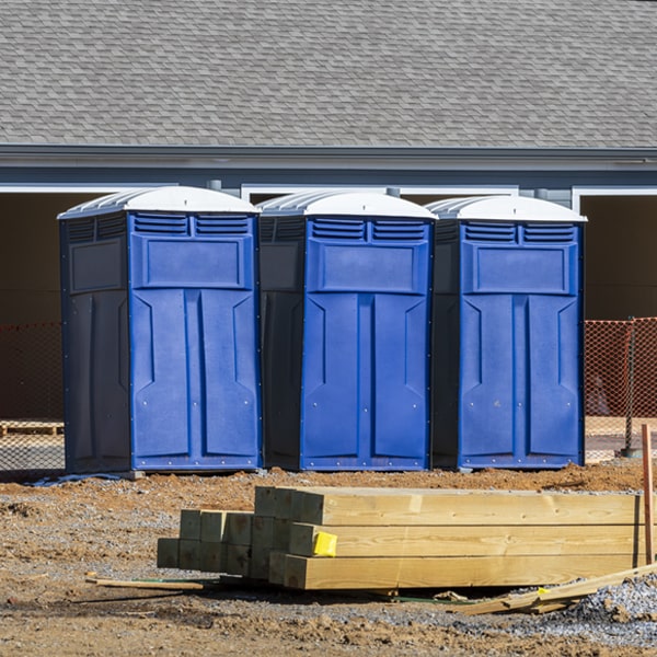 how can i report damages or issues with the porta potties during my rental period in Wiley Georgia